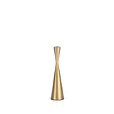 Golden Hourglass Candle Holder