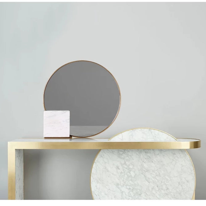 Abstractly Marble Mirror