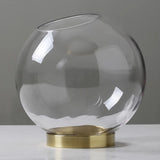 Foggy Oval Glass Vase