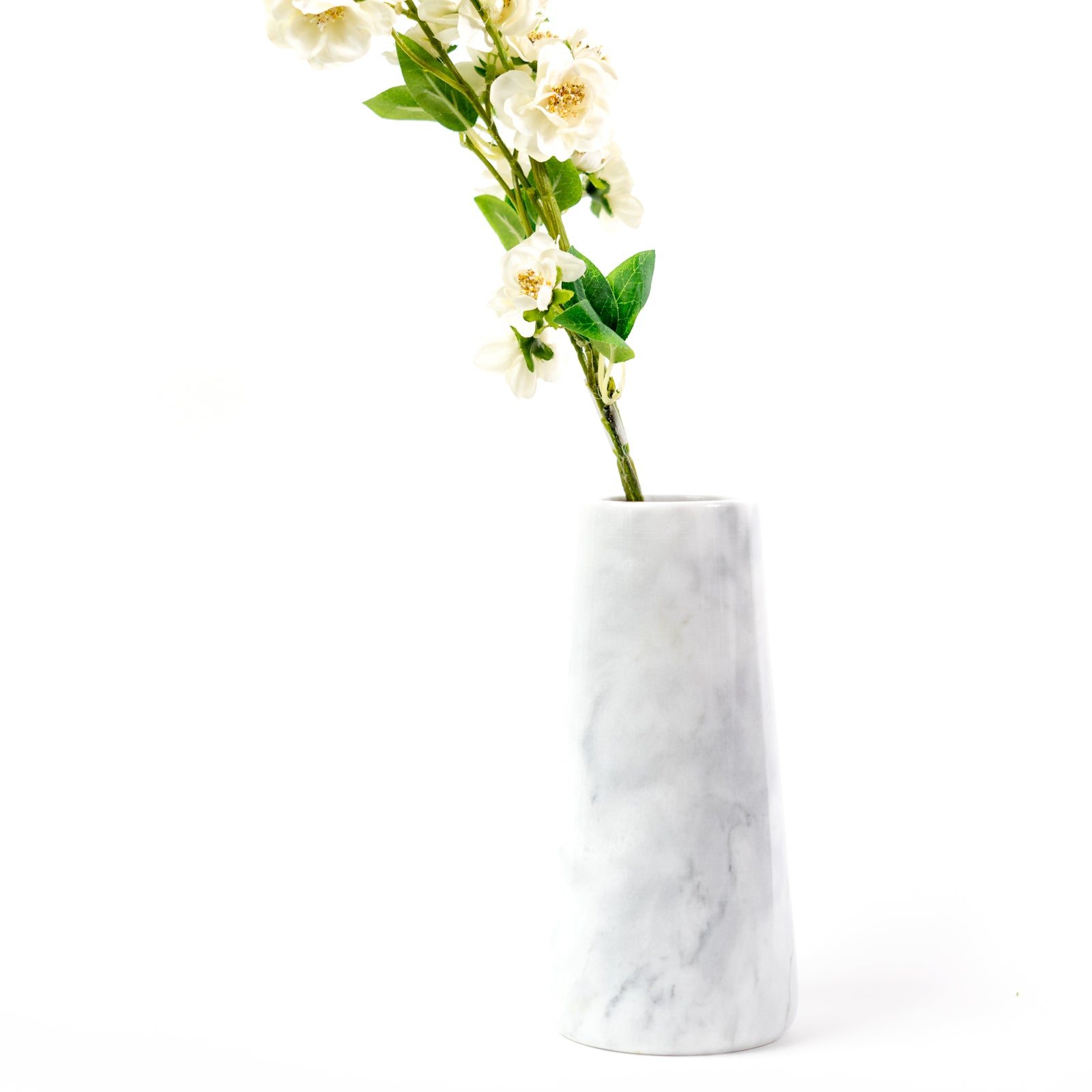 Iconic Marble Vase, 100% marble stone, handcrafted