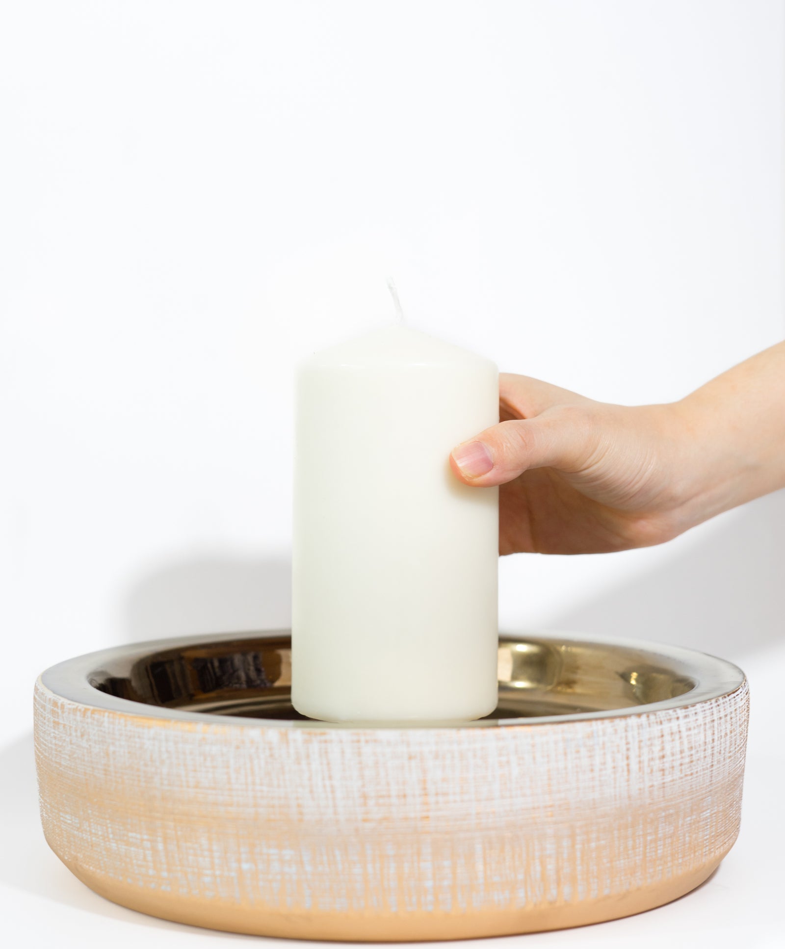 Large ceramic stoneware Candleholder
