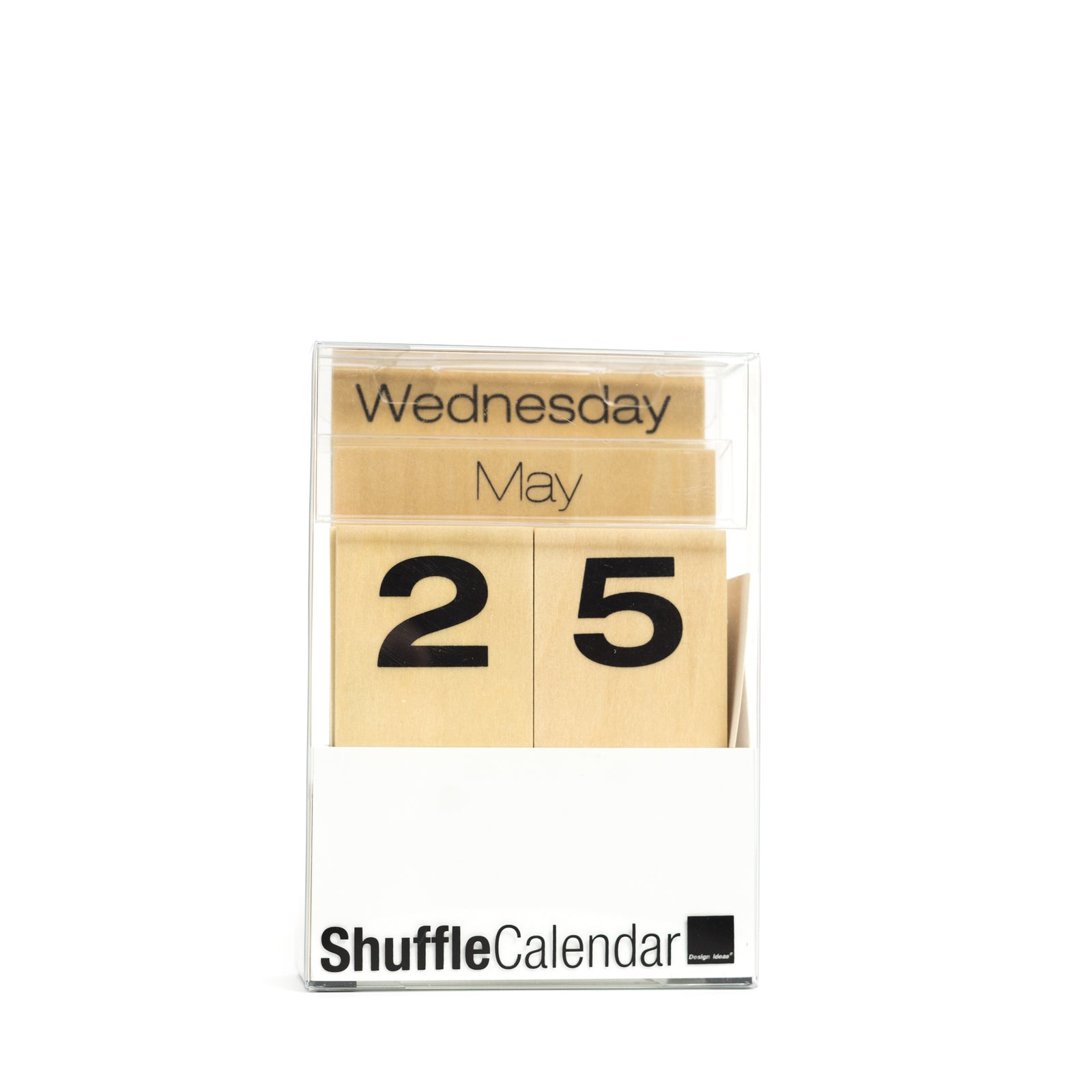 Wooden Shuffle Perpetual Calendar