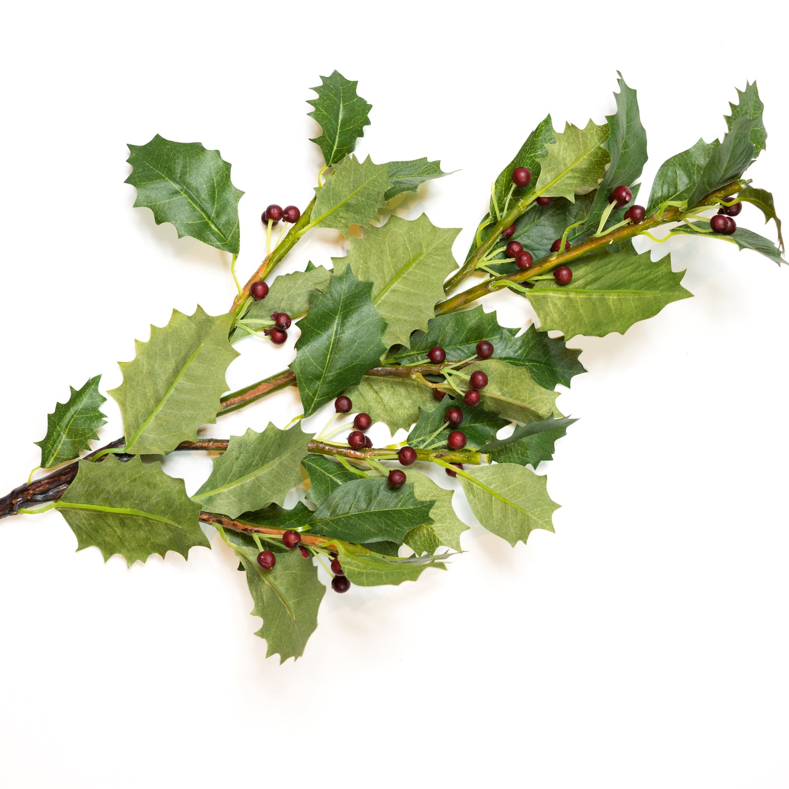Artificial Holly Berry Branch, artificial flower, festive look