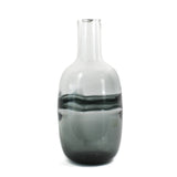 Water Ink Glass Vase, hand crafted, glass blown