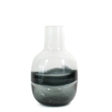 Water Ink Glass Vase, hand crafted, glass blown