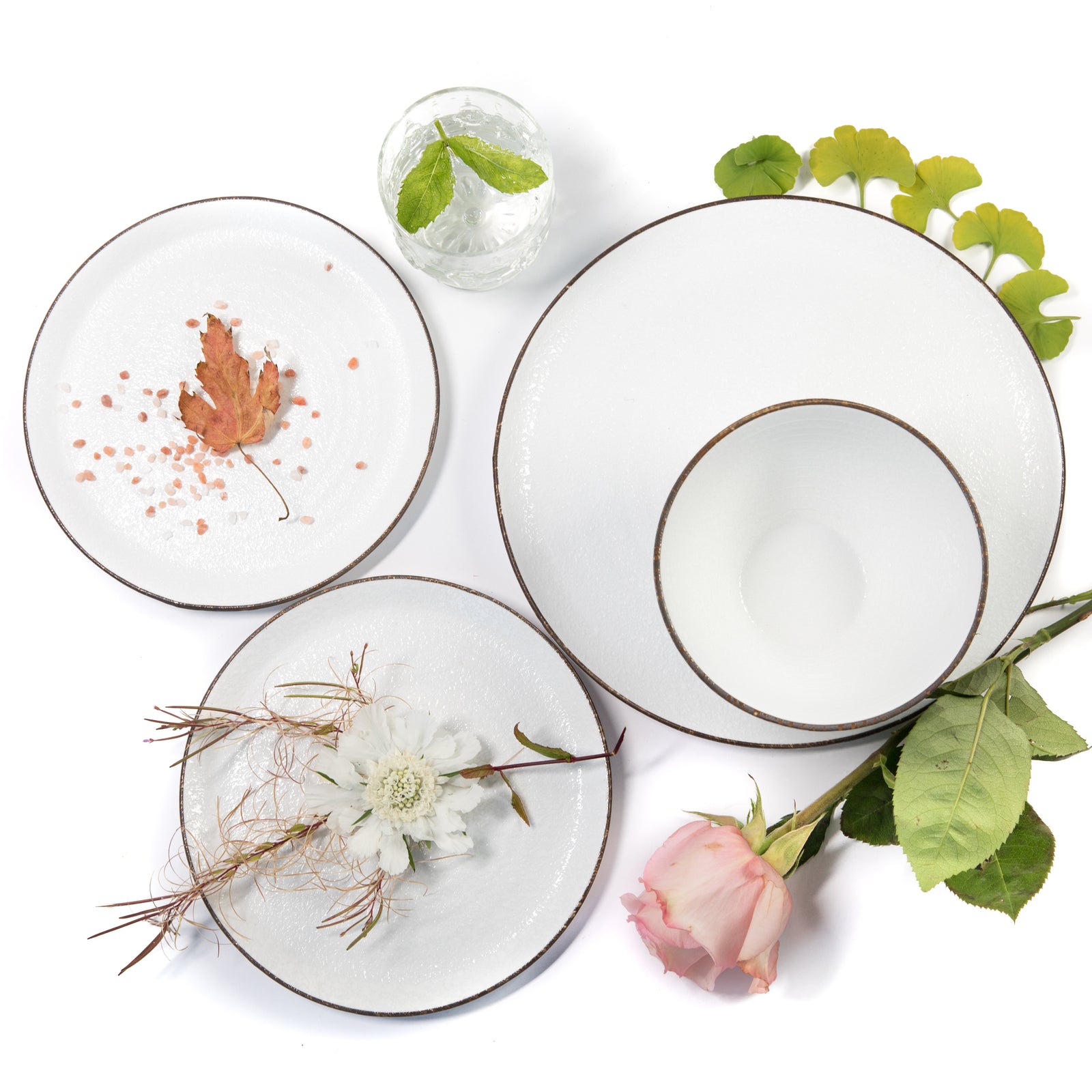 Simple White Dinnerware Collection