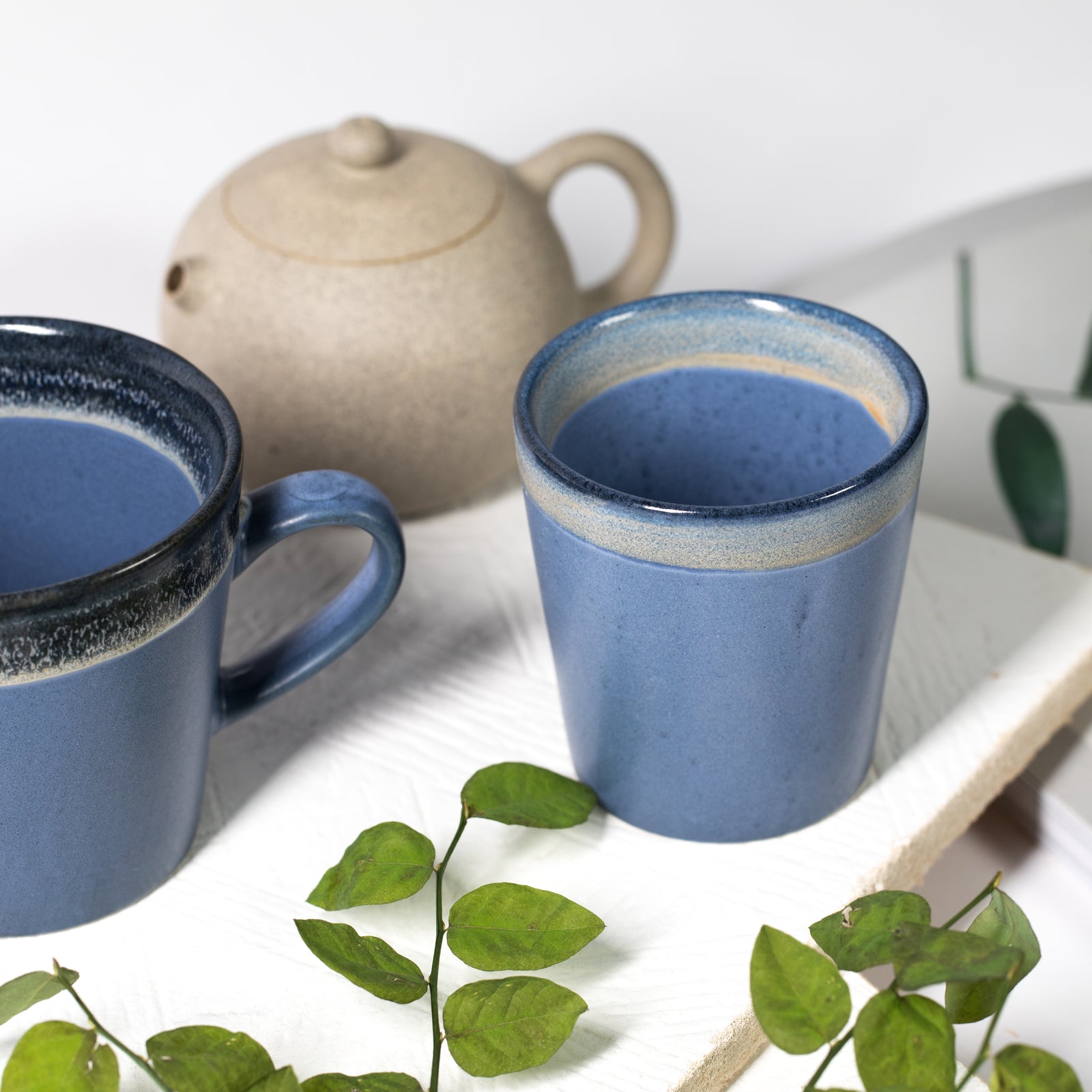 Tao Ruen Carolina Blue Tea Cup