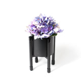 Noir Cylindrical Stand Planter