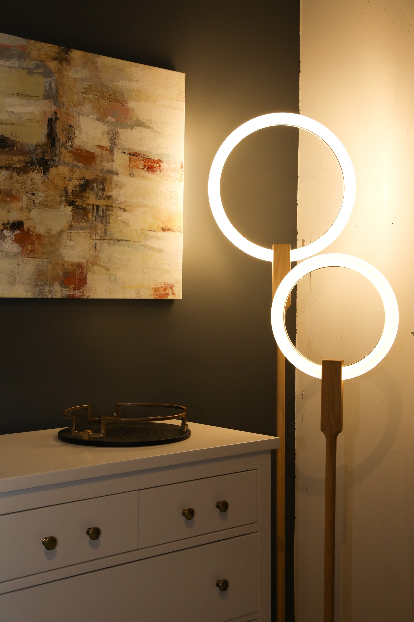 Modern Eclipse Floor Lamp