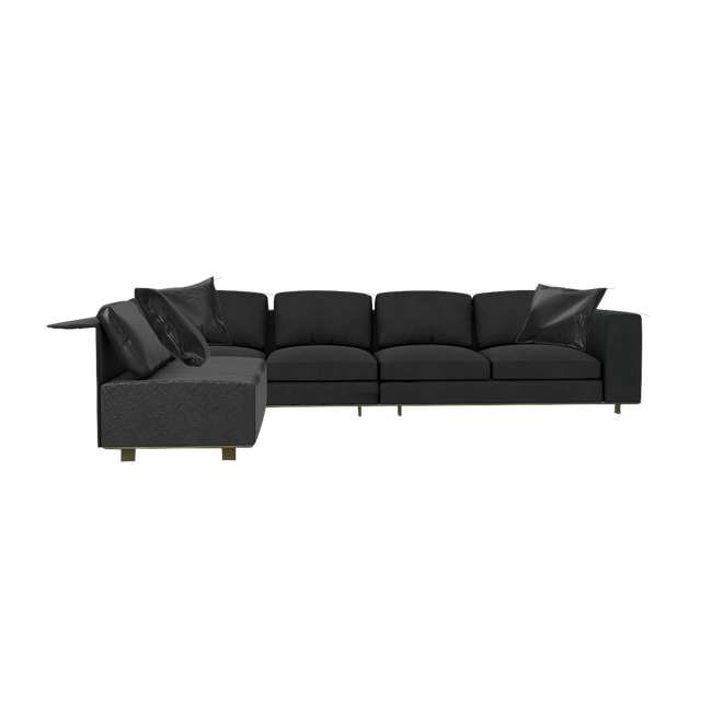 Black Sectional Sofa