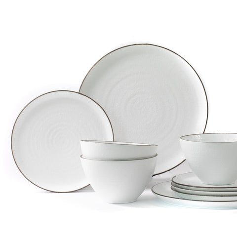 Snow Speckle Dinnerware Collection